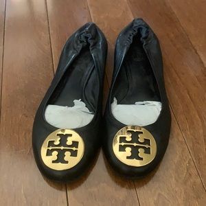 Tory Burch Minnie Leather Ballet Flats